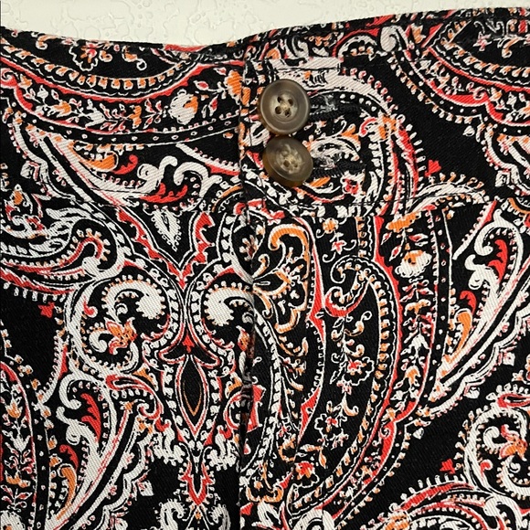 Paisley Print Wide-Leg Pants - Picture 3 of 7